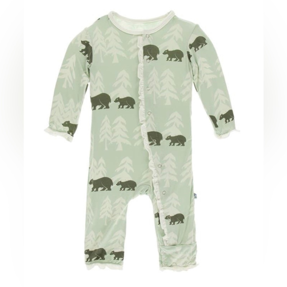 NWT Kickee Ruffle Coverall